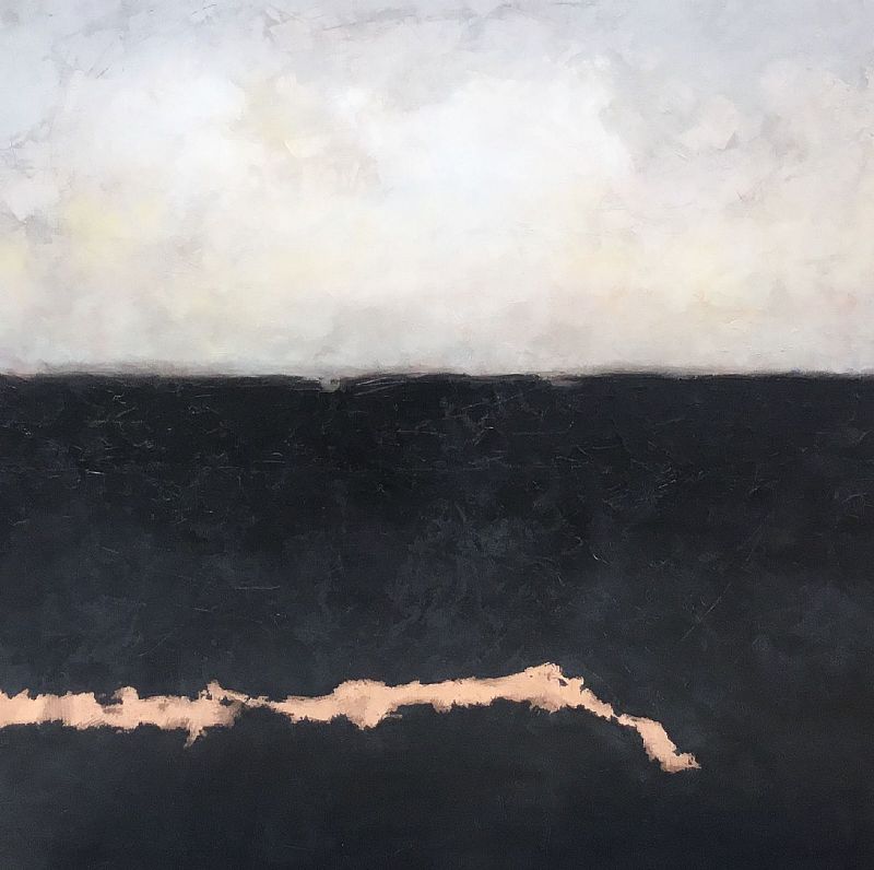 Painting by Veronica Dooley titled THE LIGHT WE WERE MISSING - Oil on Canvas · 80cm x 80cm